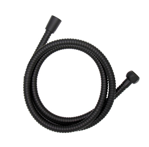 Dusjslange rustfritt stål svart 150 cm Wenko forfra