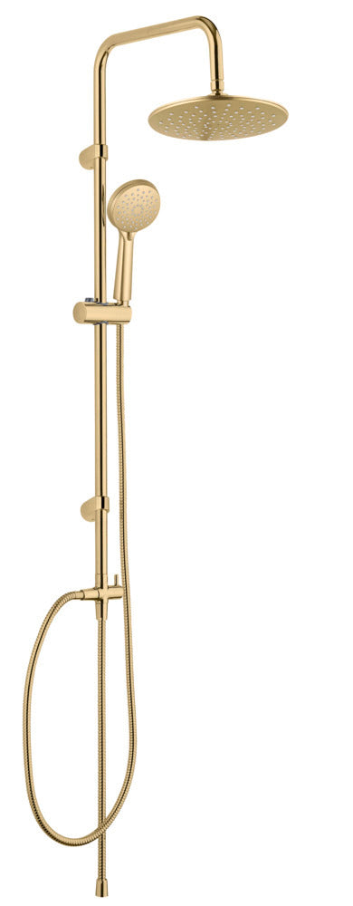 Dusjsystem Young Line gull med regndusjhode Ø22 cm forfra