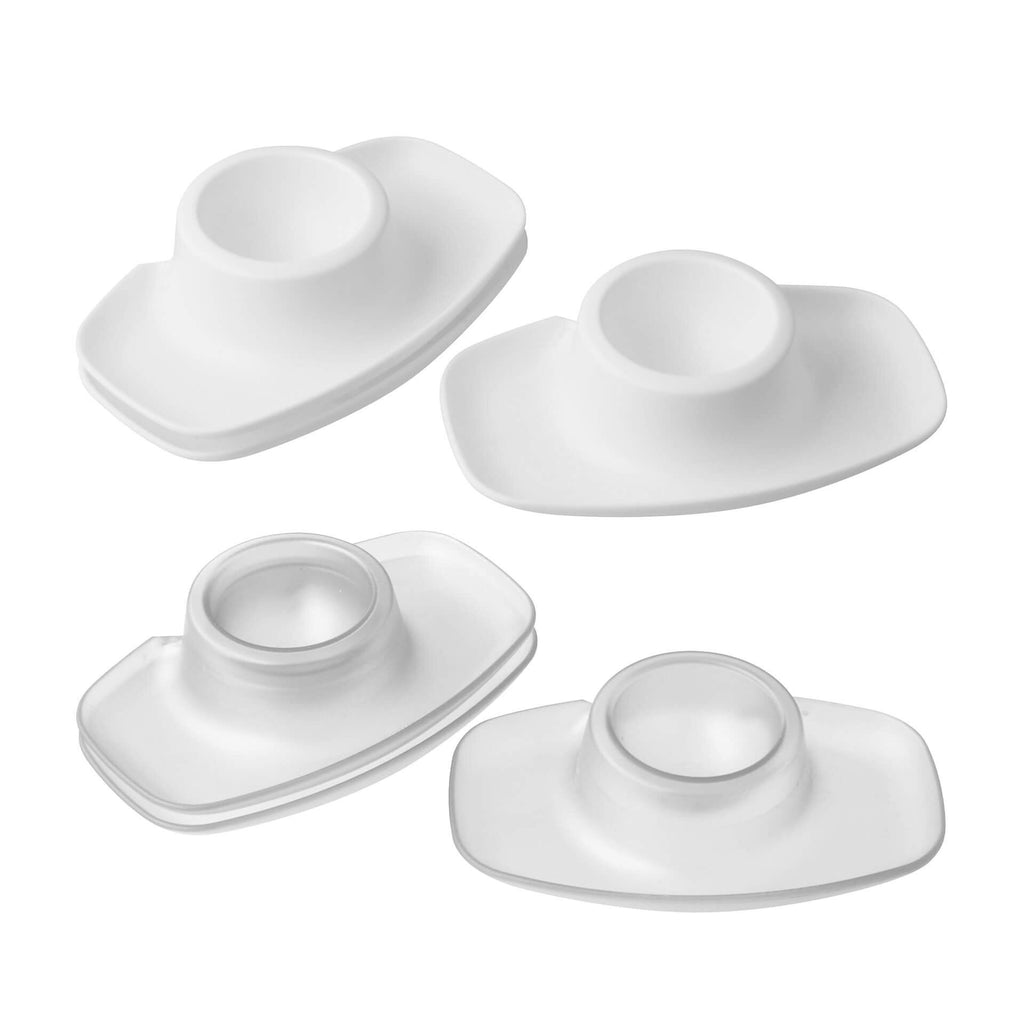 Eggbeger 3 stk med kant for skall forfra