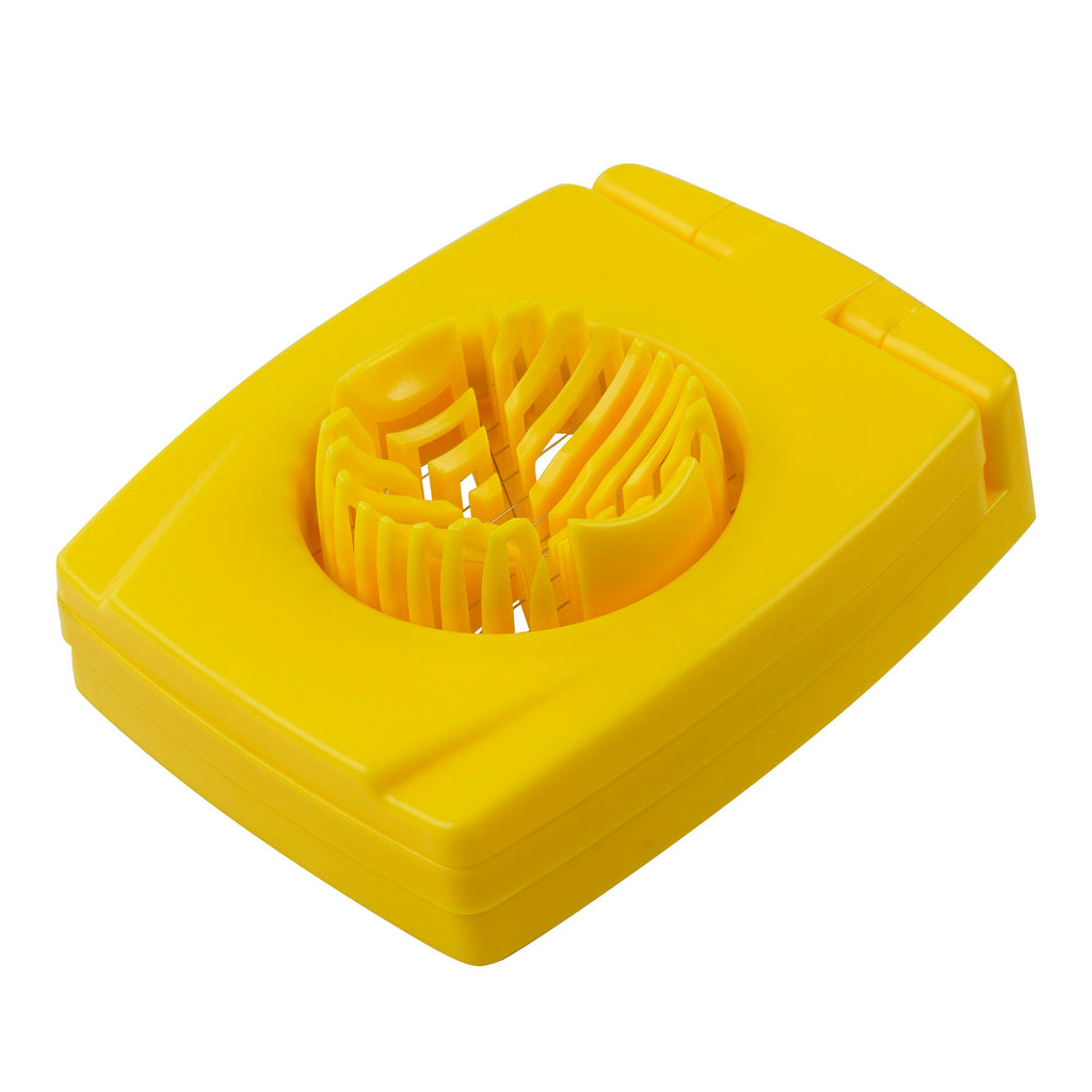 Eggdeler 2-i-1 14x11 cm gul plast foran