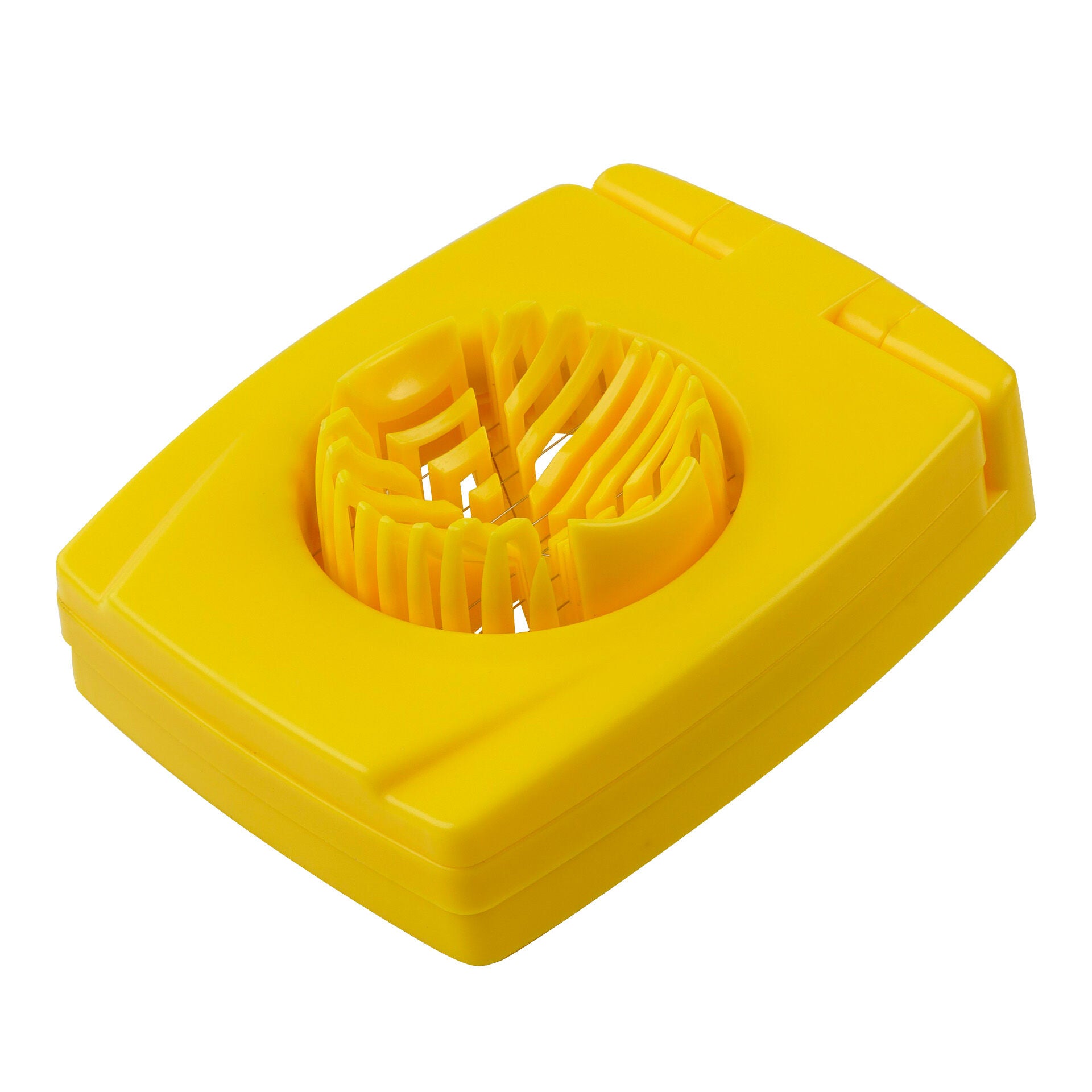 Eggdeler 2-i-1 14x11 cm gul plast foran
