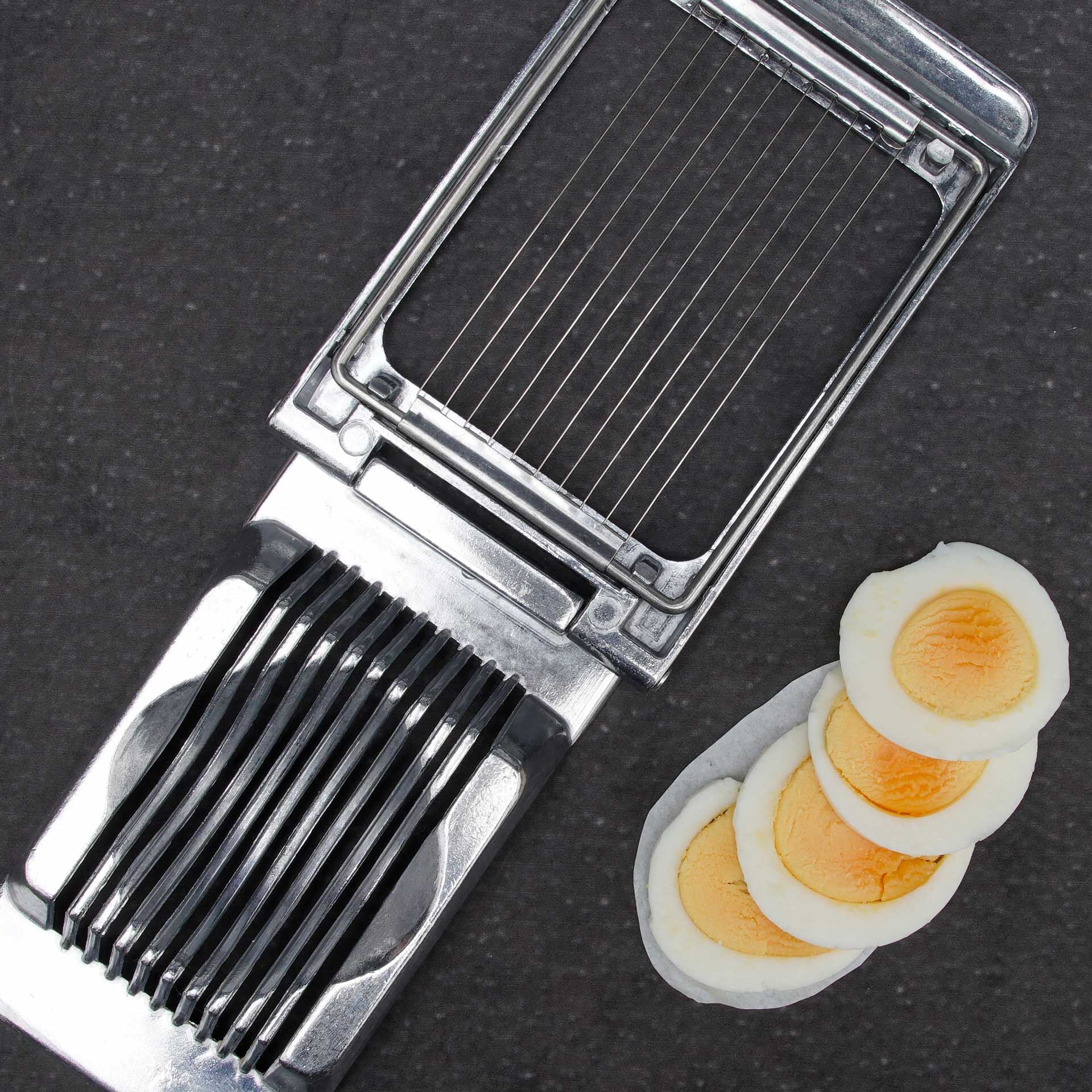 Eggdeler aluminium 13x8,5 cm med ståltråder bakside