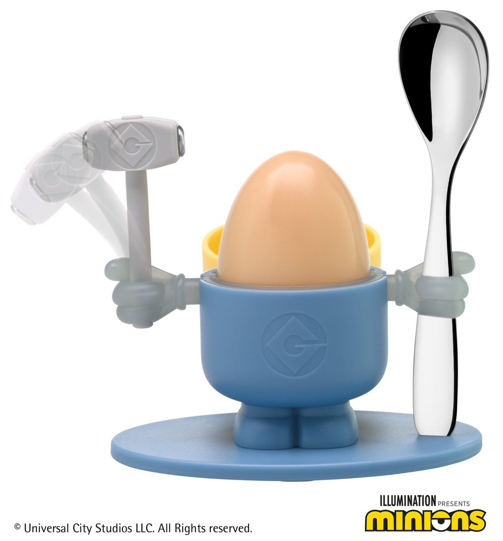 Eggeglass Minions® med skje 15 cm plast - WMF detalj av skje