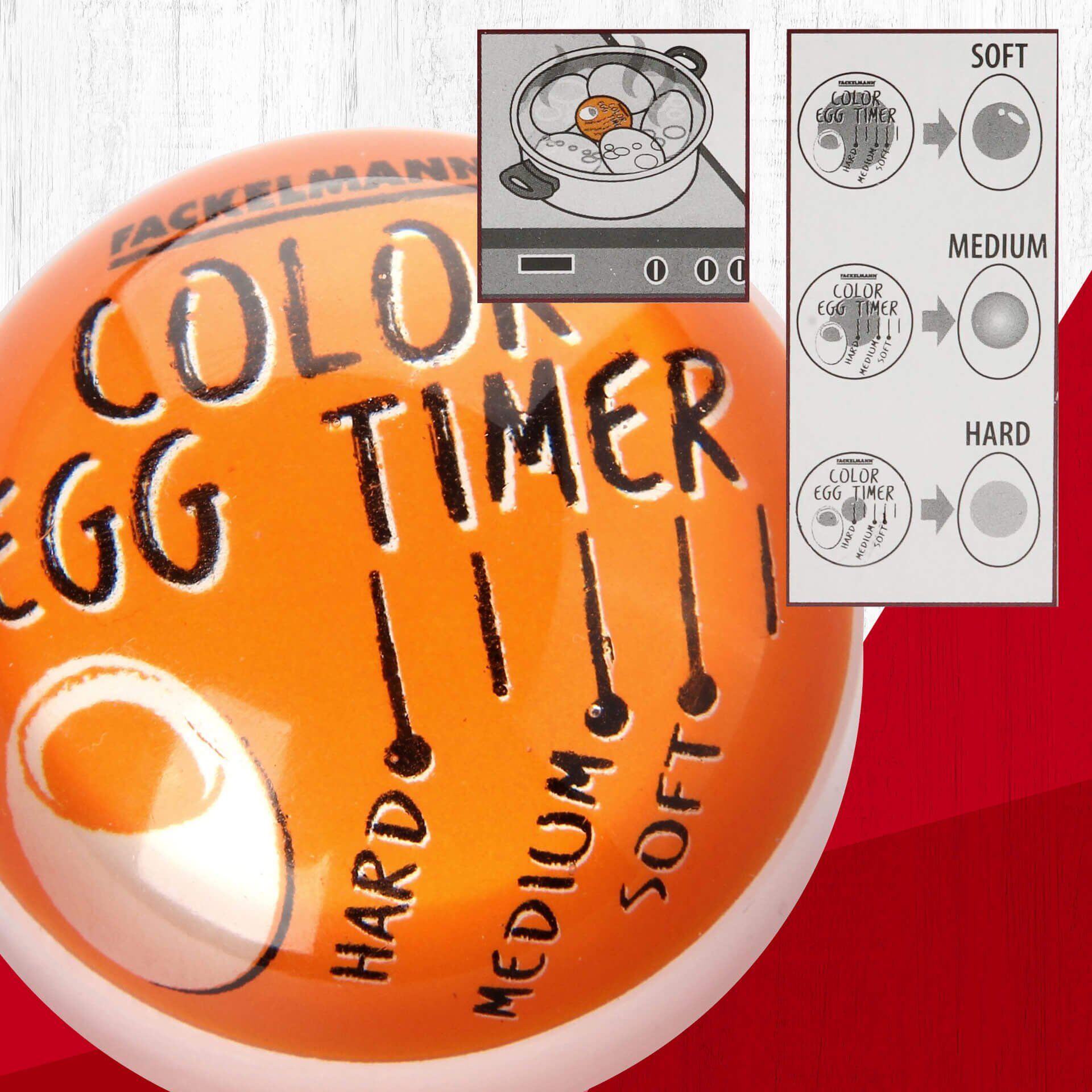 Nærbilde av Eggkokeindikator Ø4,5 cm varmereaktiv som viser fargeendring