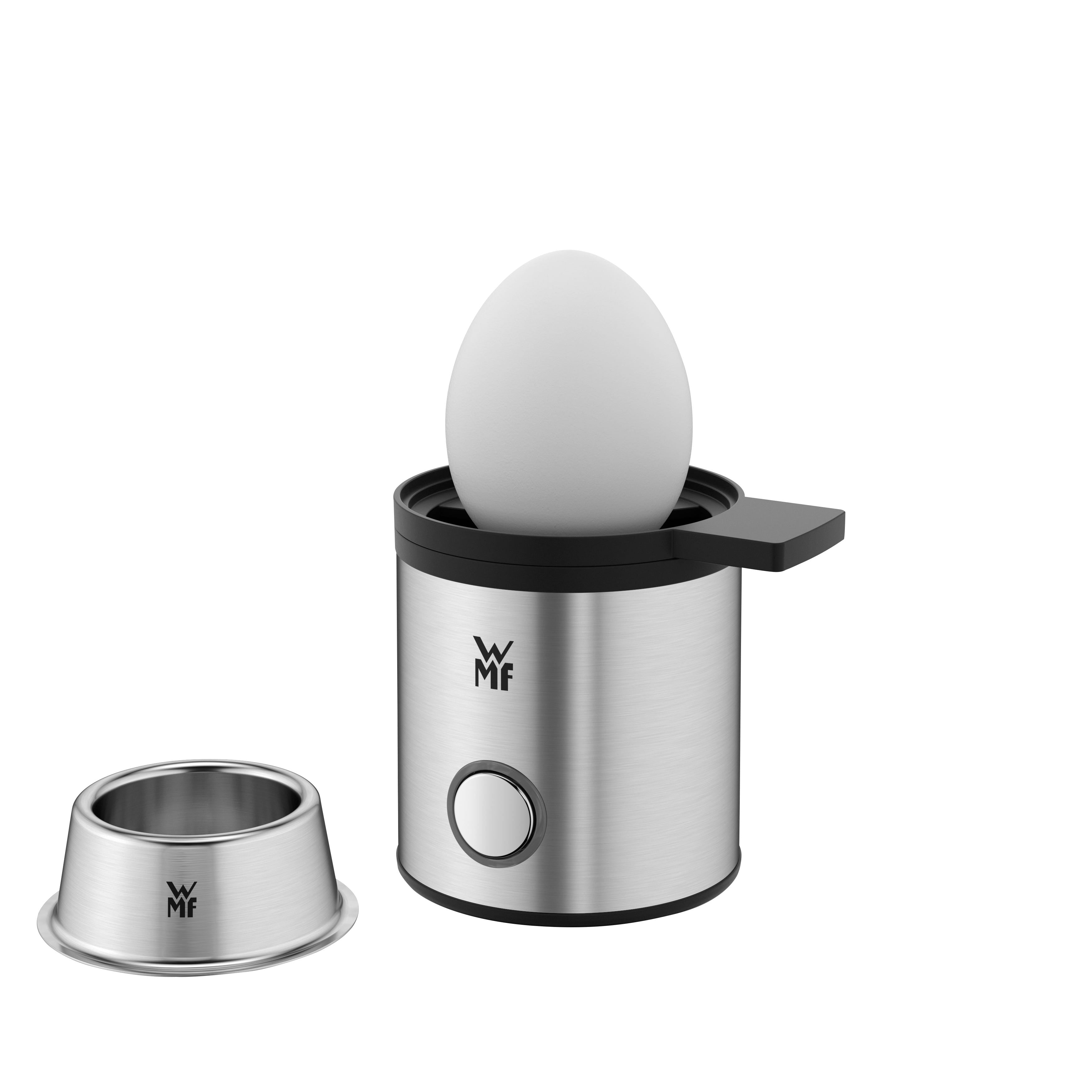 Nærbilde av kontrollpanel på Eggkoker My Egg for 1 egg 56W rustfritt stål