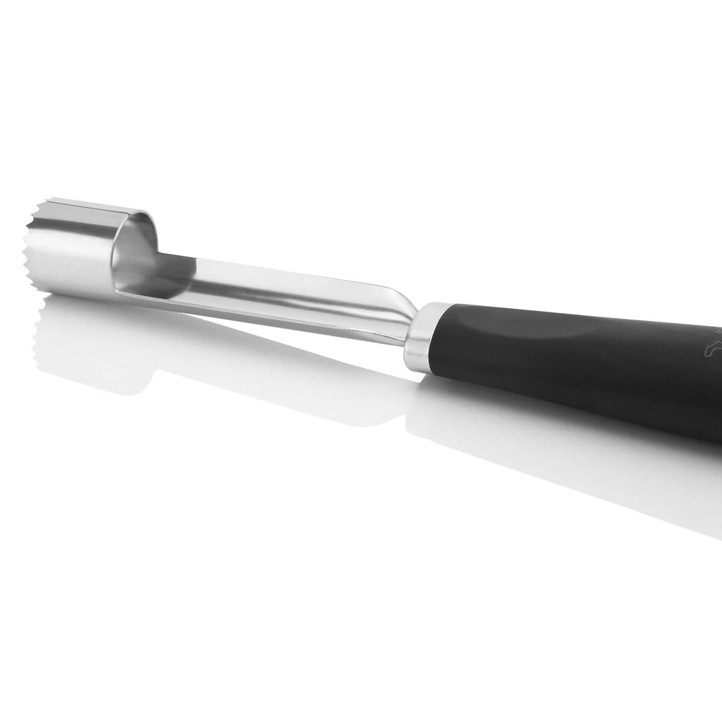 Epleutkjerner rustfritt stål 21 cm soft-touch bakside