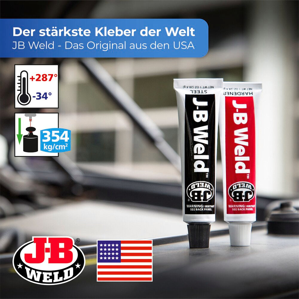 Epoksylim 2-komponent supersterk universallim - JB Weld bakside