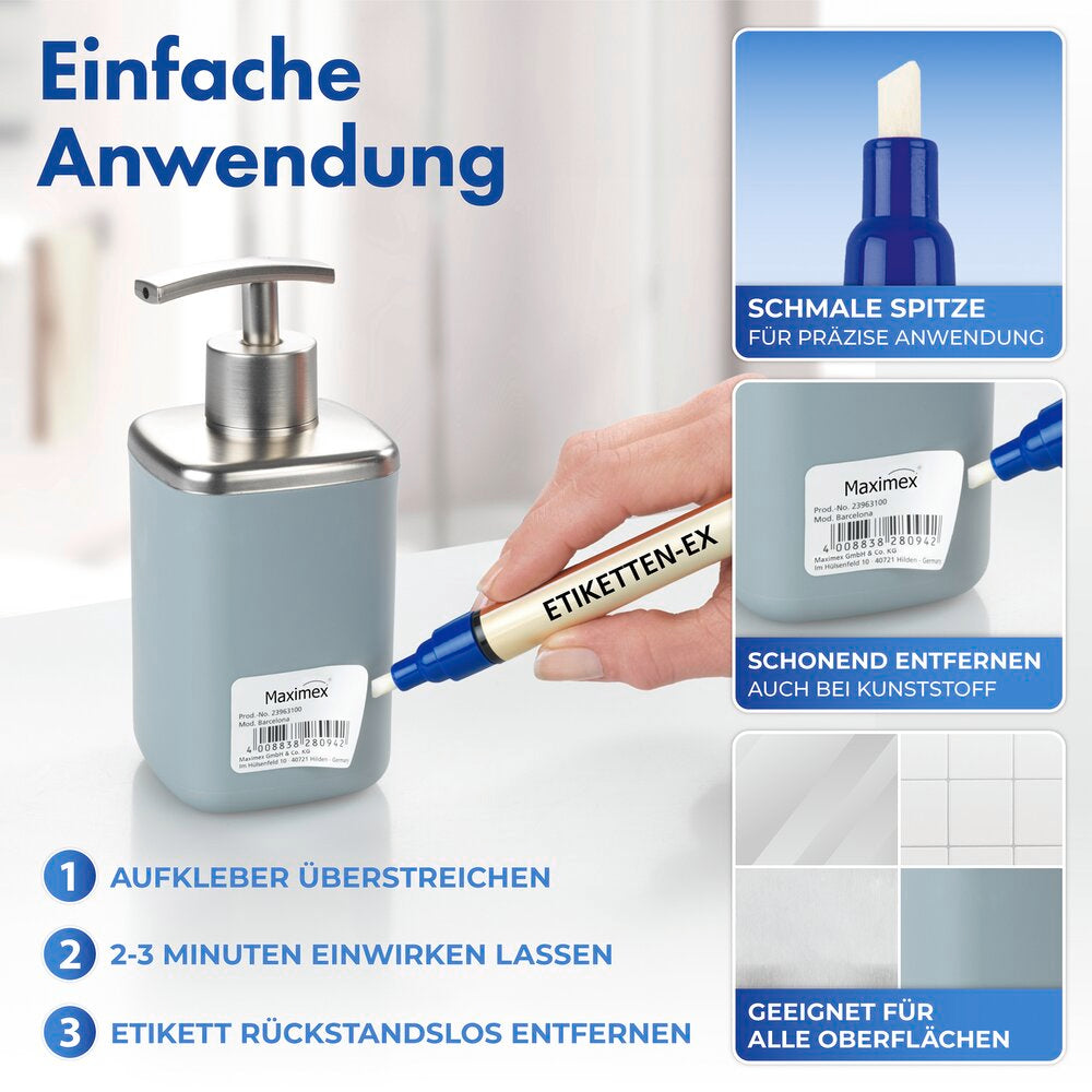 Montert Etikett-fjerner spray svart - Wenko