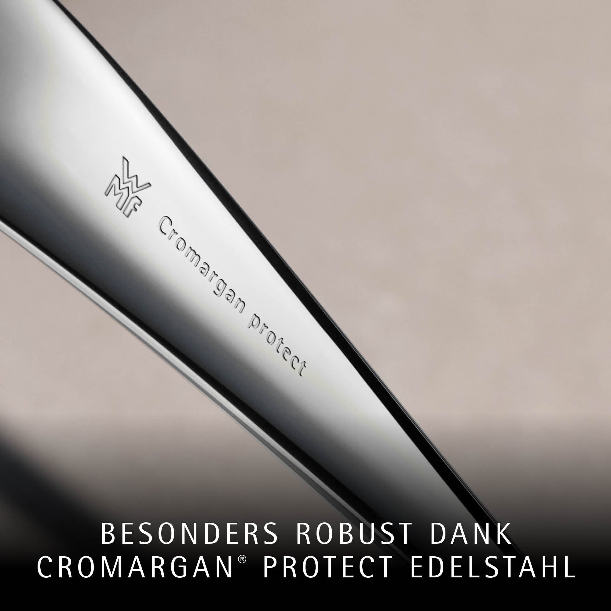 Facher bestikksett 30-delt Cromargan protect® polert WMF detalj av gafler