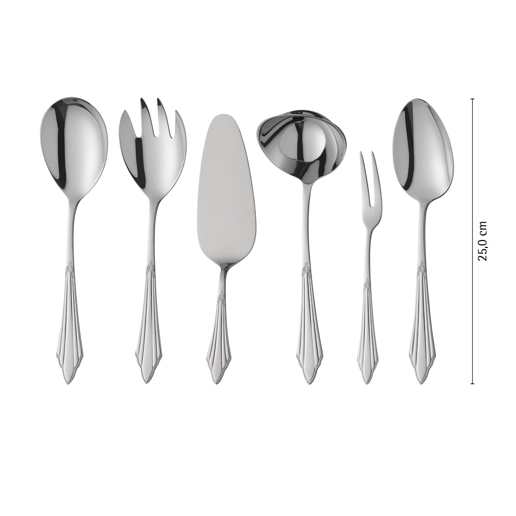 Facher bestikksett 66-delt Cromargan protect polert WMF bakside