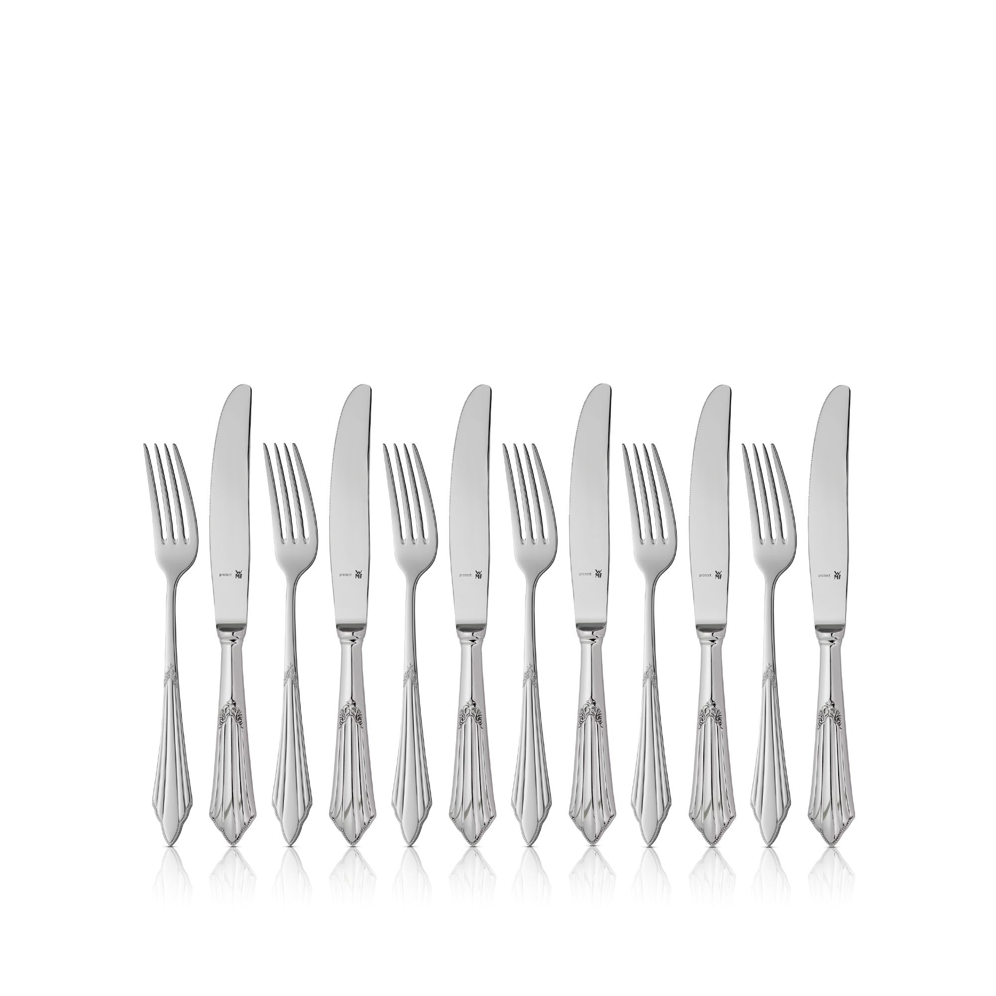 Facher dessertbestikk 12-delt Cromargan protect® WMF forfra