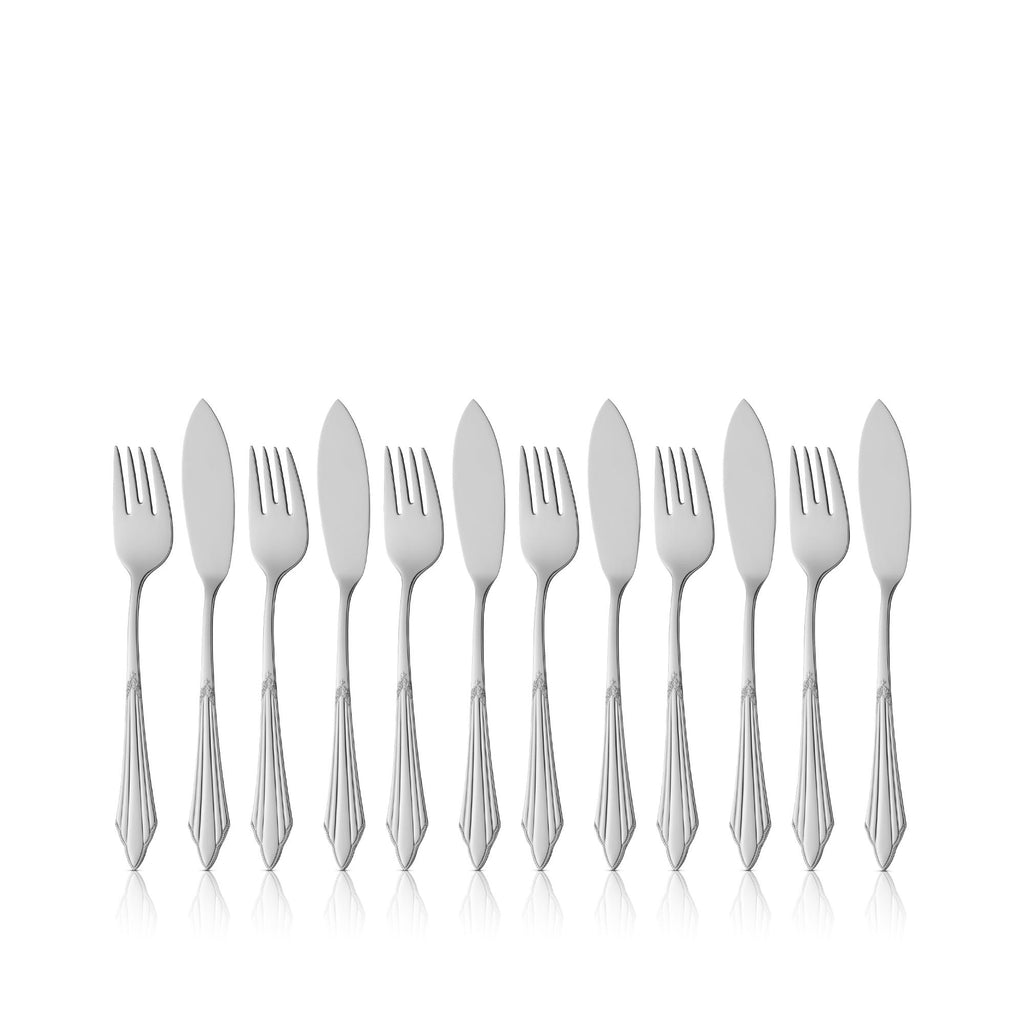 Facher fiskebestikk 12-delt Cromargan protect® - WMF forfra