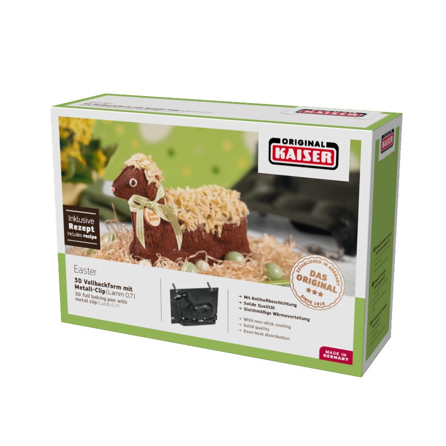 Figurform 3D lam non-stick 0,7 L sett ovenfra