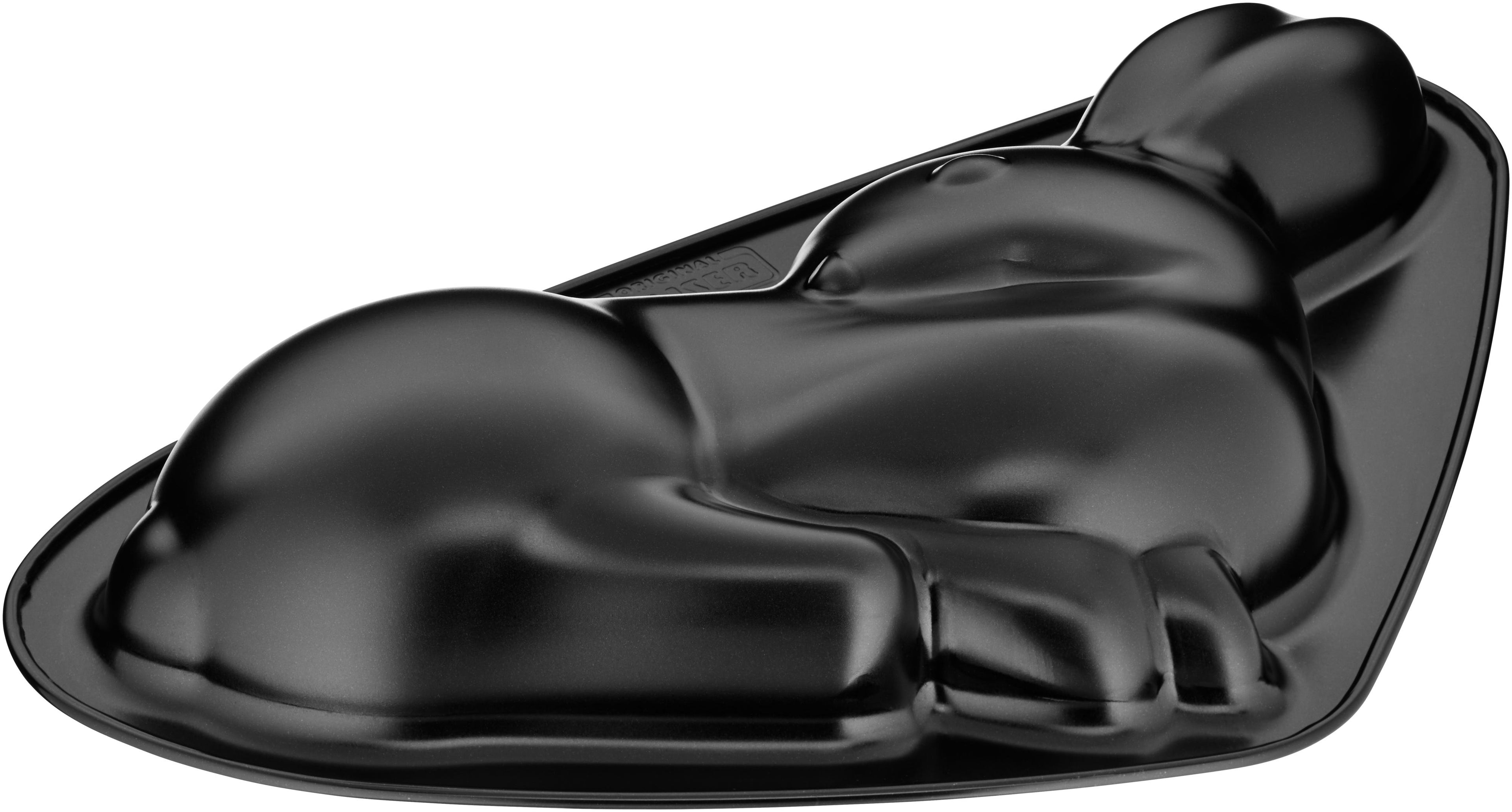 Detalj av non-stick belegget på Figurform hare Ginger non-stick aluminisert stål - Kaiser