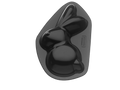 Figurform hare Henry non-stick aluminisert stål - forfra
