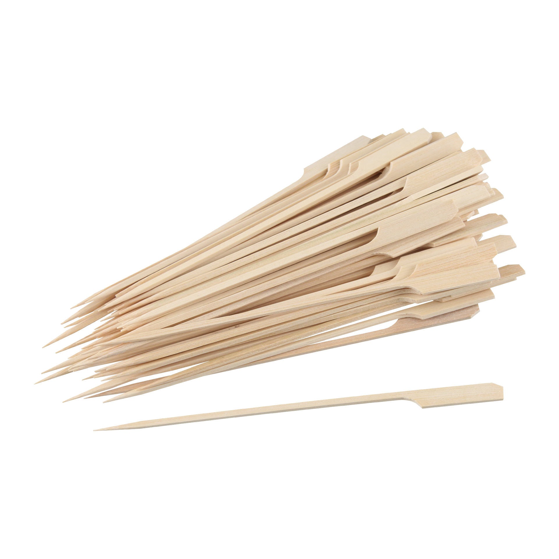 Fingerfood-spyd bambus 25 cm 50 stk FSC™-sertifisert forfra