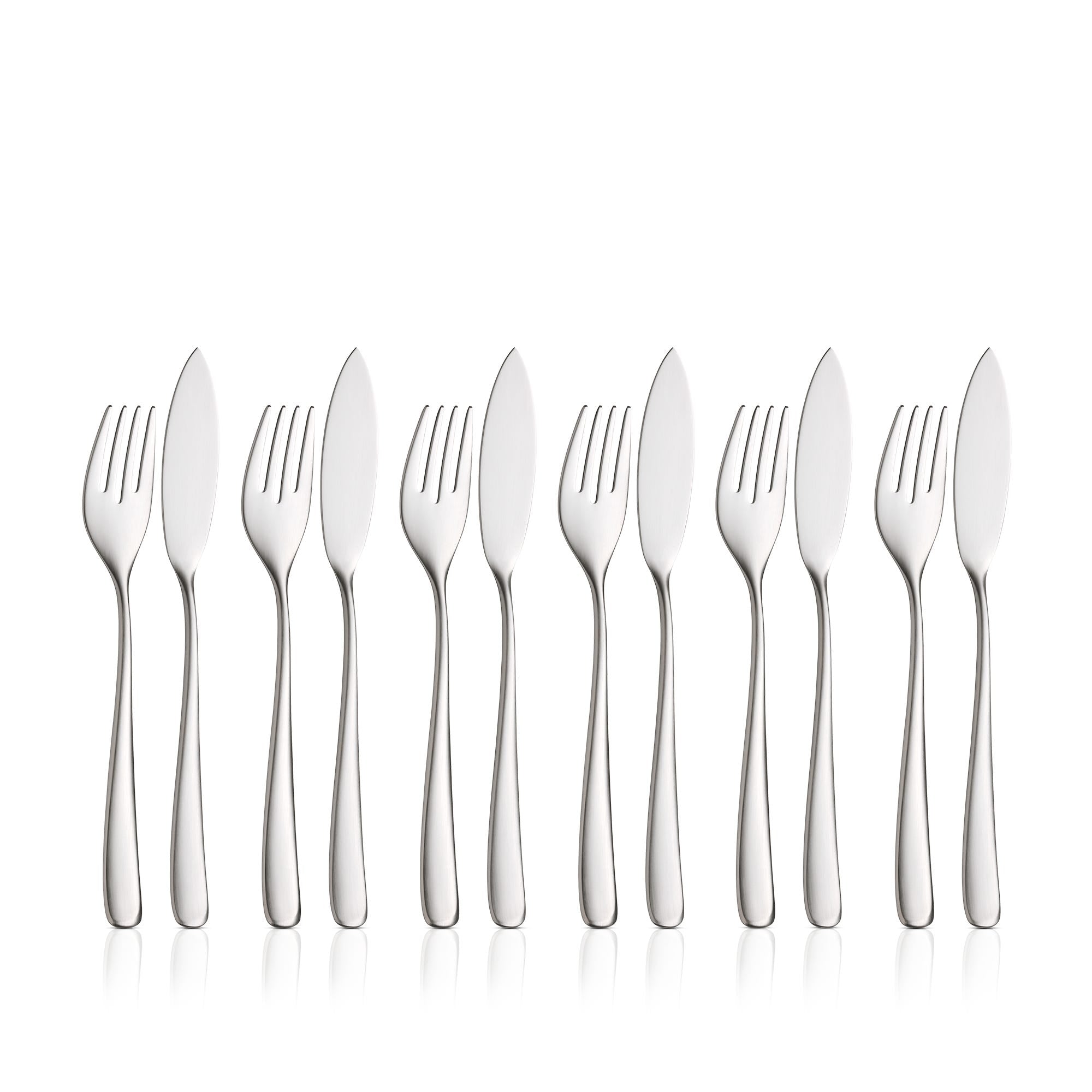 Fiskebestikk sett 12-delt Cromargan protect® rustfritt stål front WMF