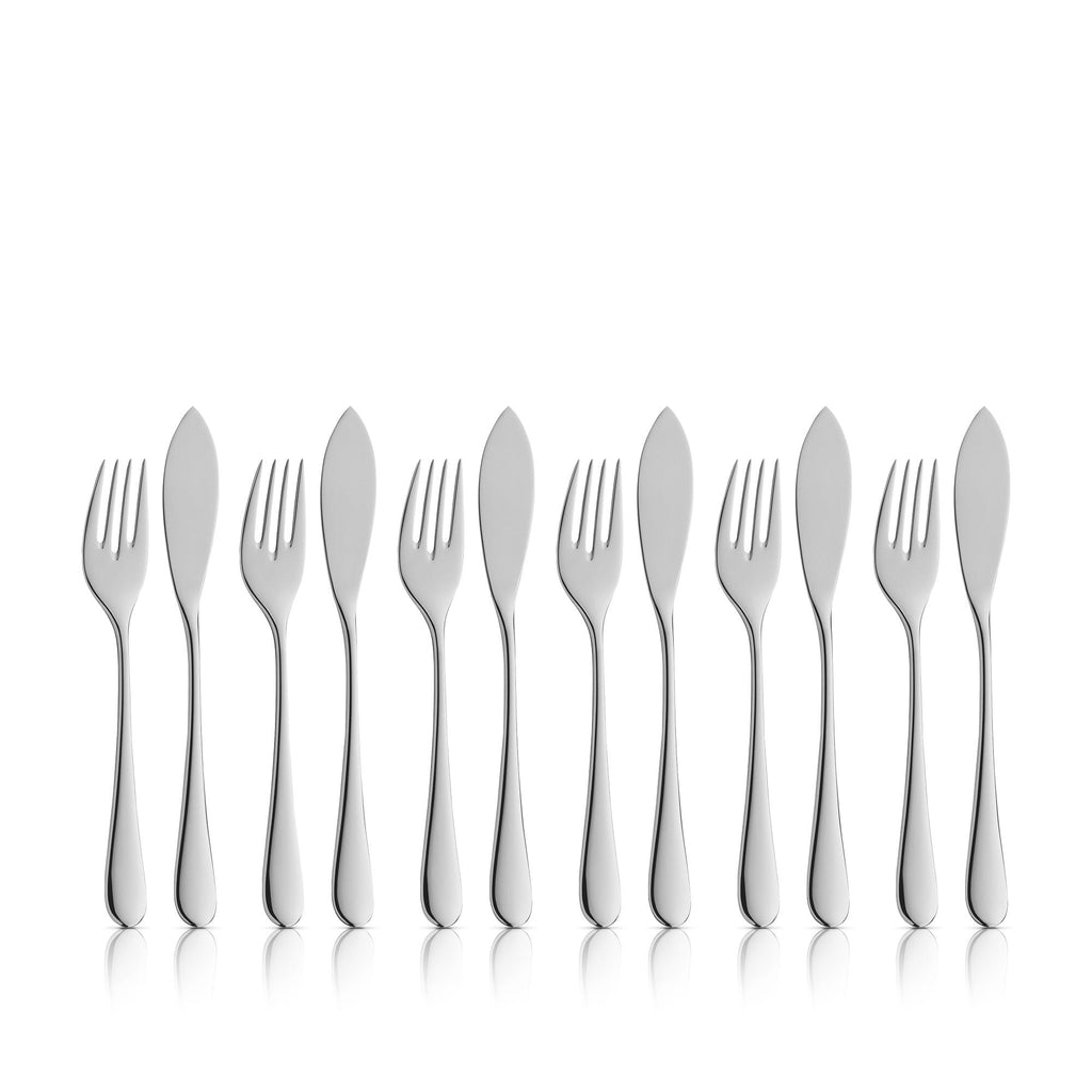 Fiskebestikk Merit 12 deler Cromargan protect® forfra
