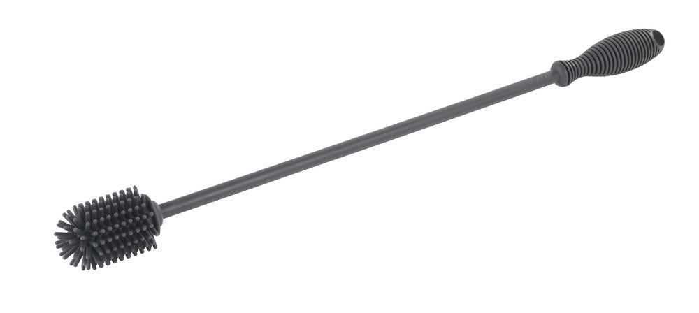Flaskebørste silikon 38 cm grå - Wenko forfra