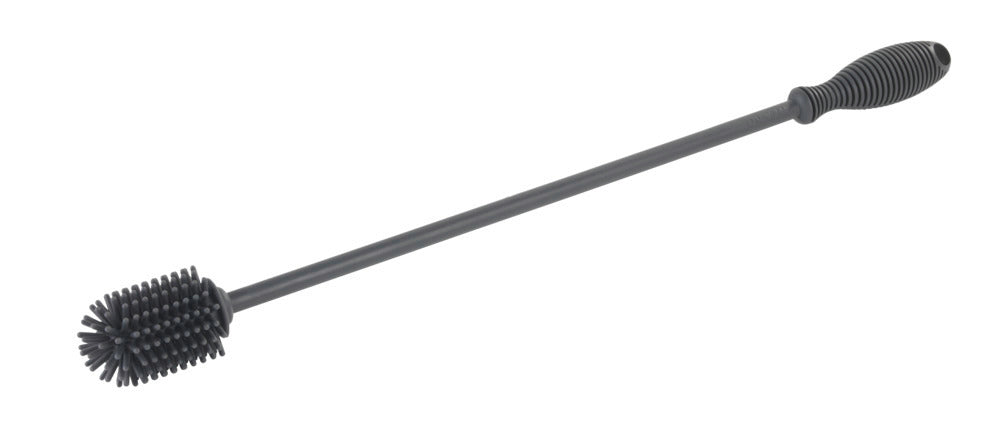 Flaskebørste silikon grå 38 cm - Wenko forfra