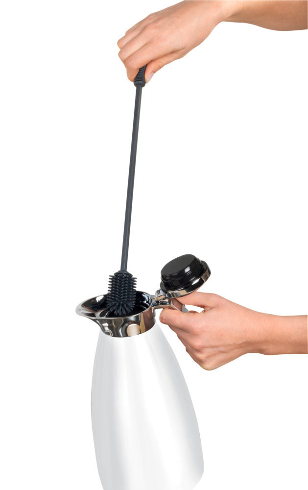 Flaskebørste silikon grå 38 cm - Wenko bakside