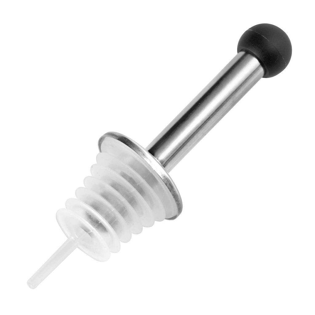 Flaskeheller med kork 10 cm 2 stk silikon forfra