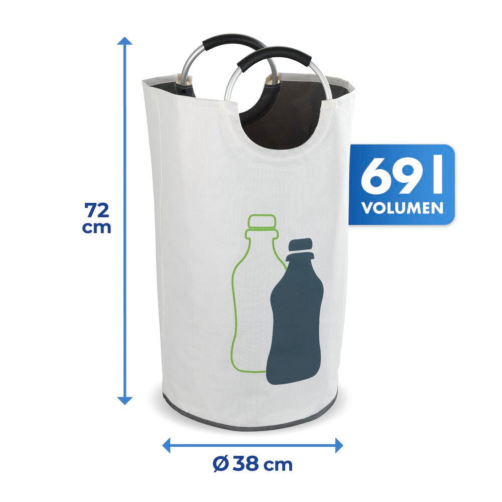 Flaskeoppsamler Jumbo polyester sammenleggbar detalj
