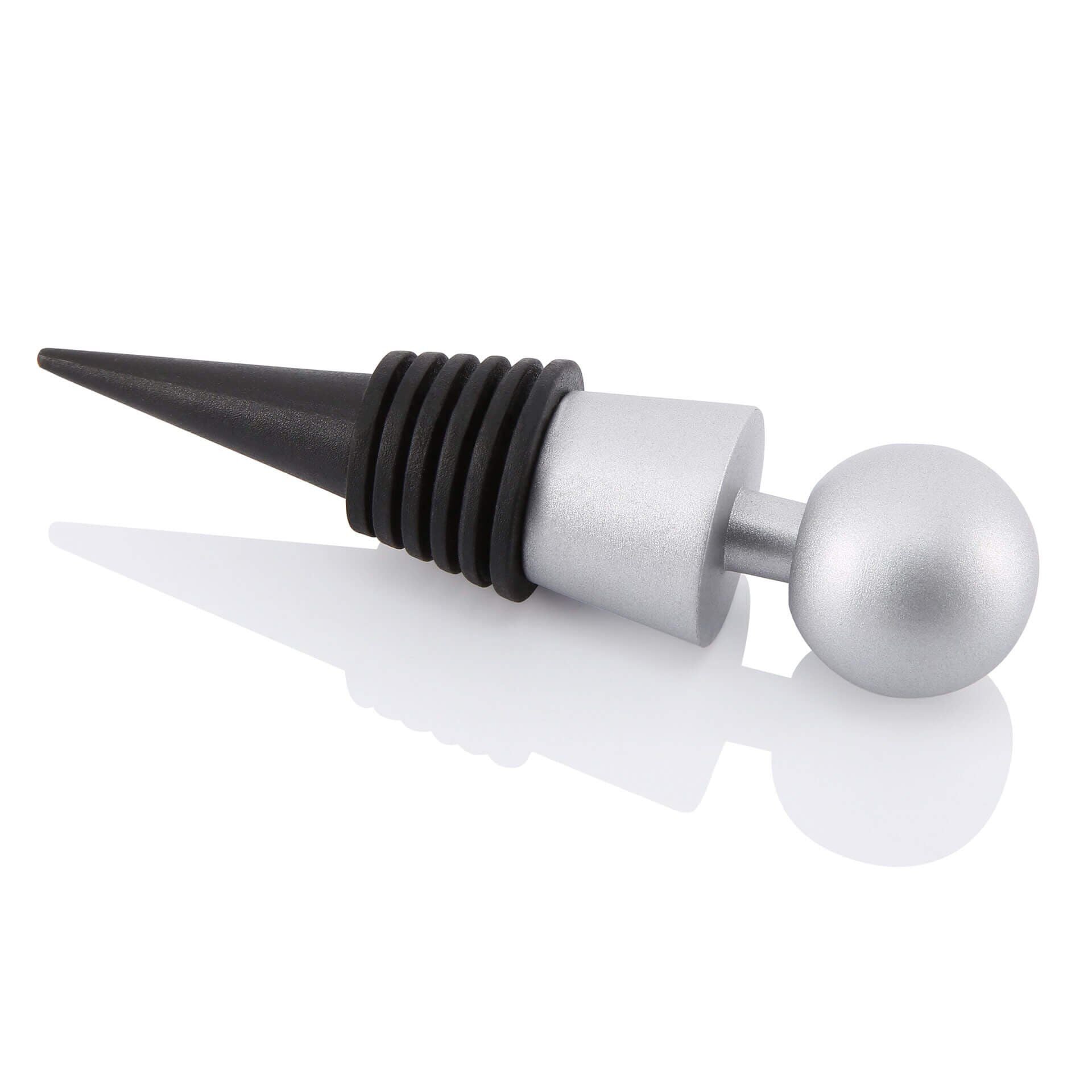 Flaskepropp silikon og aluminium 10 cm - Stanley Rogers bakside