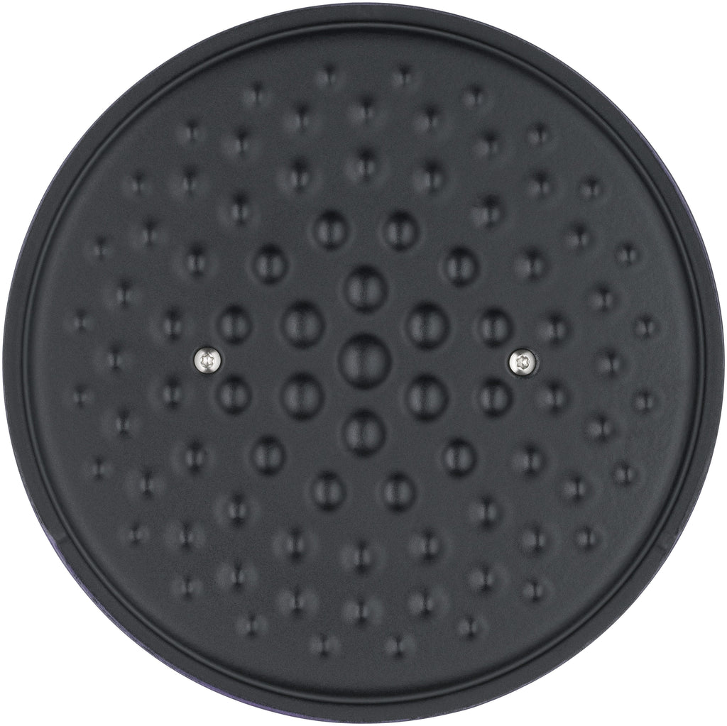 Flavour stekegryte støpejern 24 cm fiolett 5,2 L med lokk sideprofil