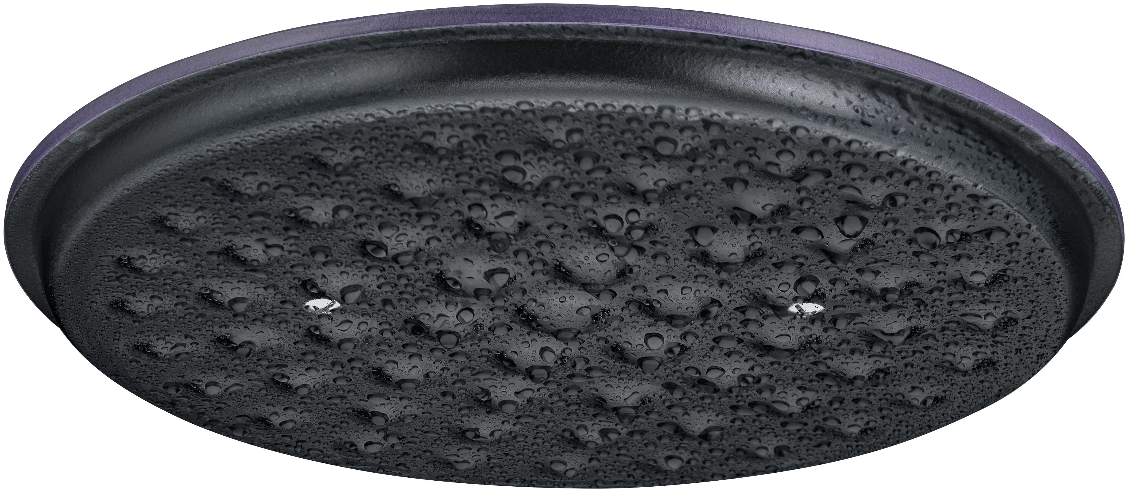 Flavour stekegryte støpejern 24 cm fiolett 5,2 L med lokk med matrett