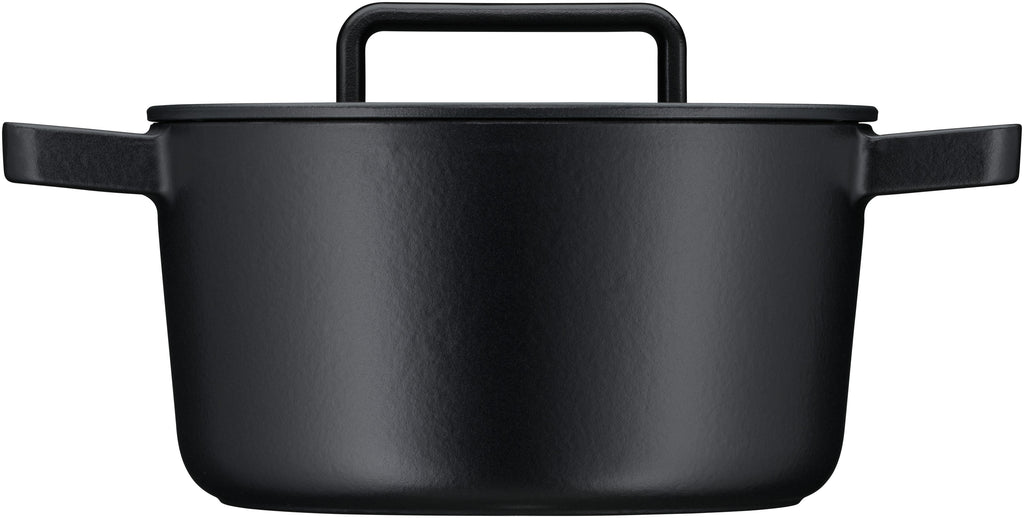 Flavour stekegryte støpejern 24 cm svart 5,2 L med lokk sidebilde