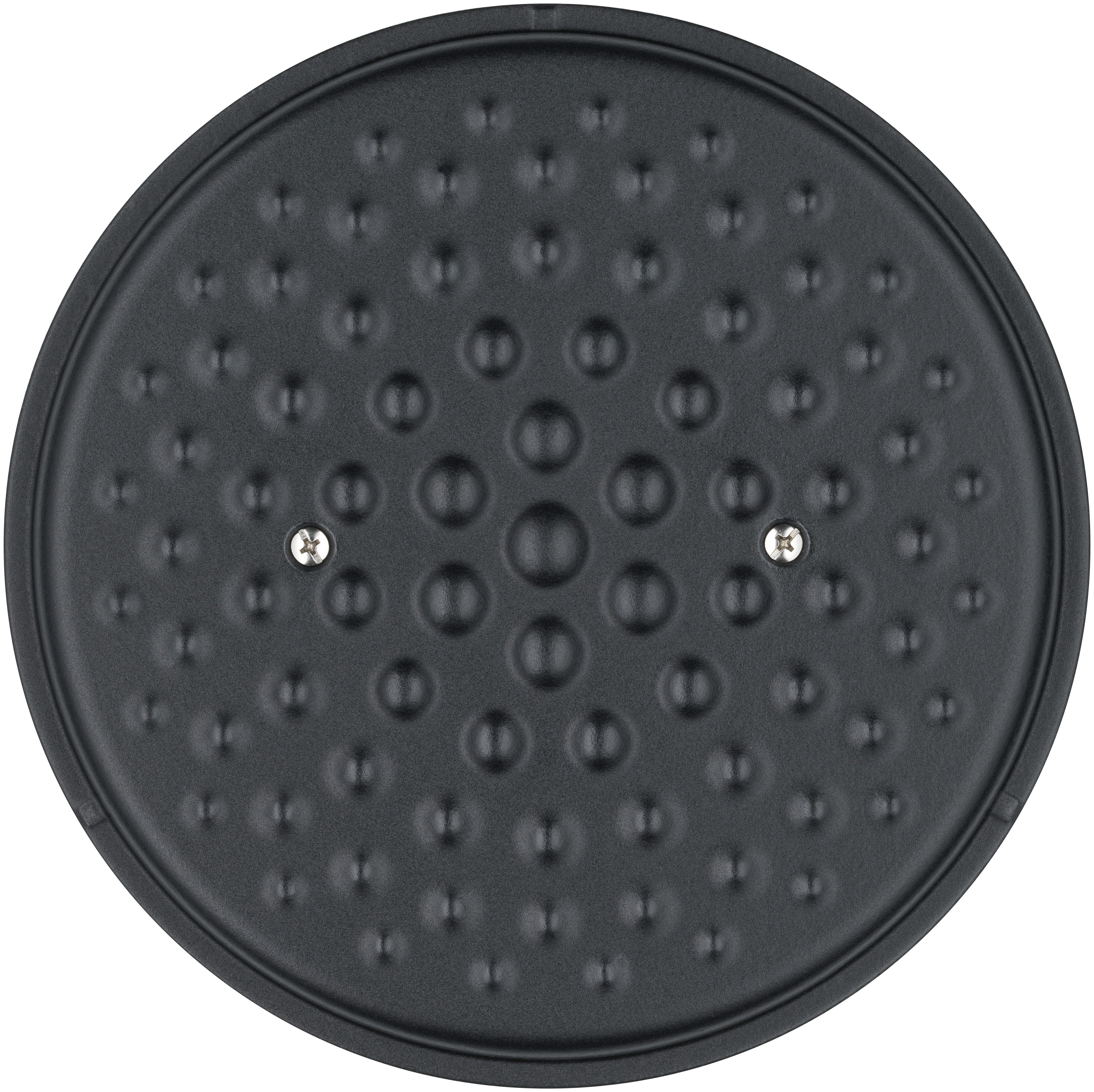 Flavour stekegryte støpejern 24 cm svart 5,2 L med lokk nærbilde lokk