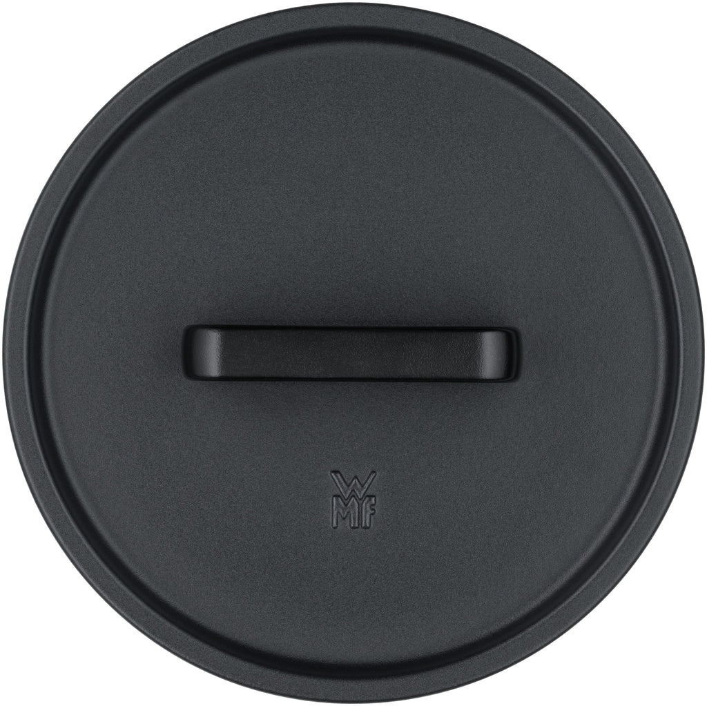 Flavour stekegryte støpejern 24 cm svart 5,2 L med lokk sideprofil