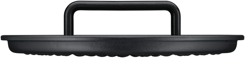 Flavour stekegryte støpejern 24 cm svart 5,2 L med lokk håndtak nærbilde