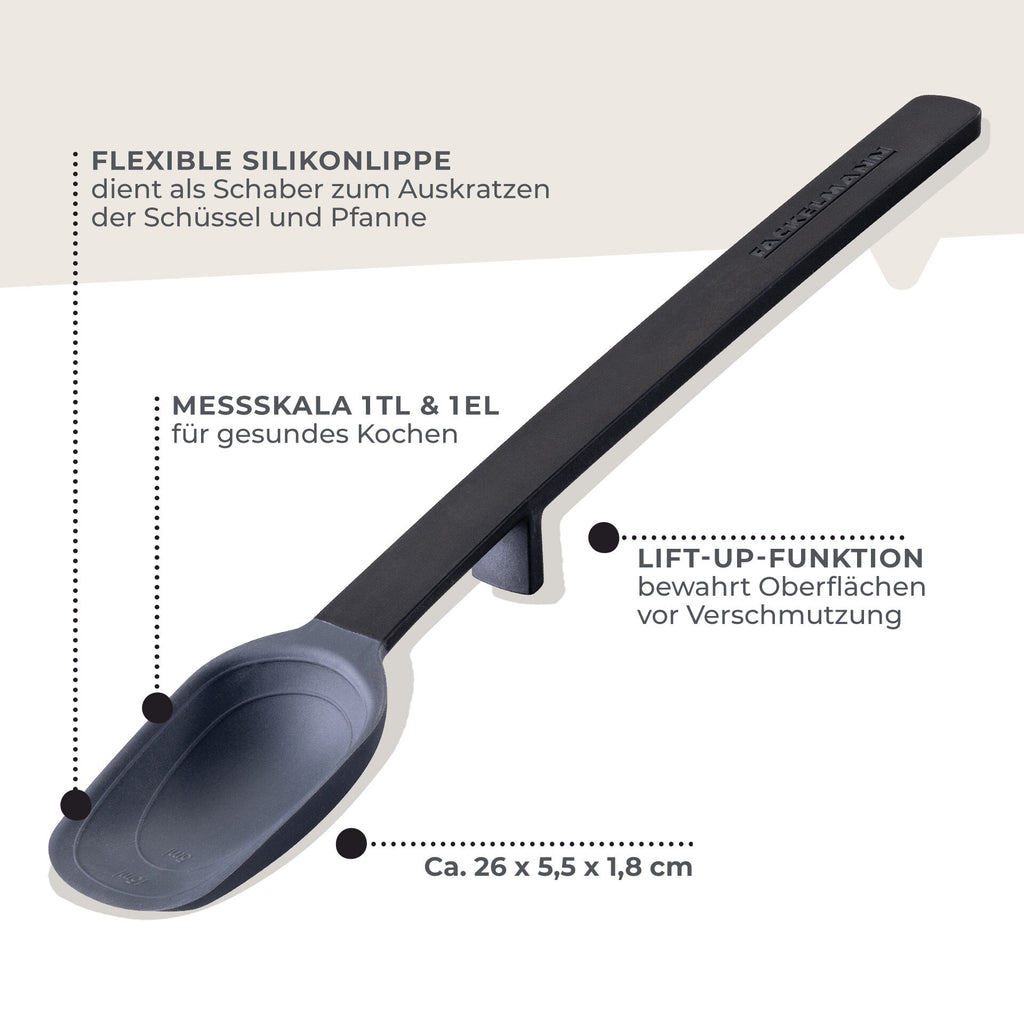 Montert Fleksibel sleiv med måleskala 26 cm silikon Statement - Fackelmann på kjøkken