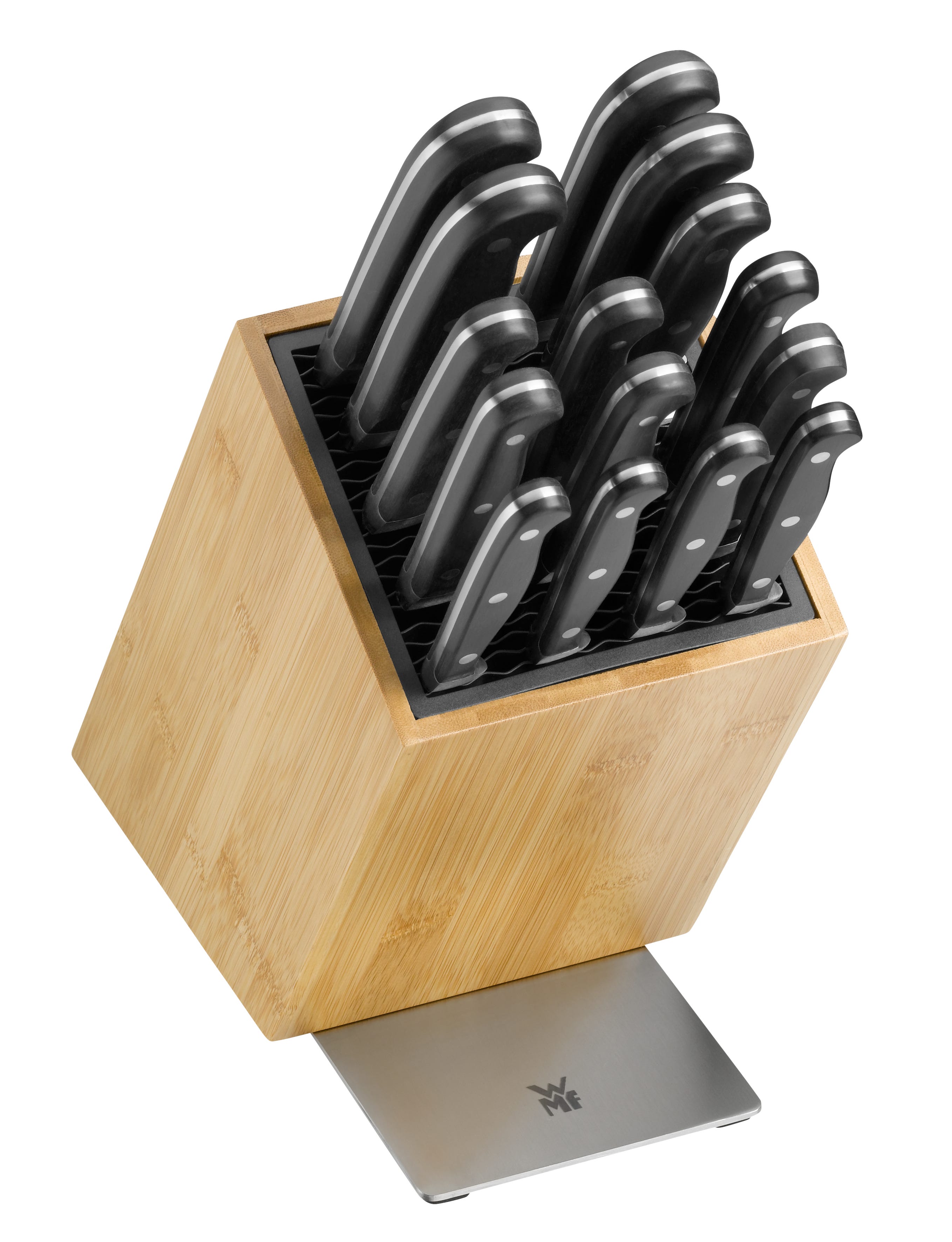 FlexTec knivblokk bambus uten kniver - WMF med ekstra rom