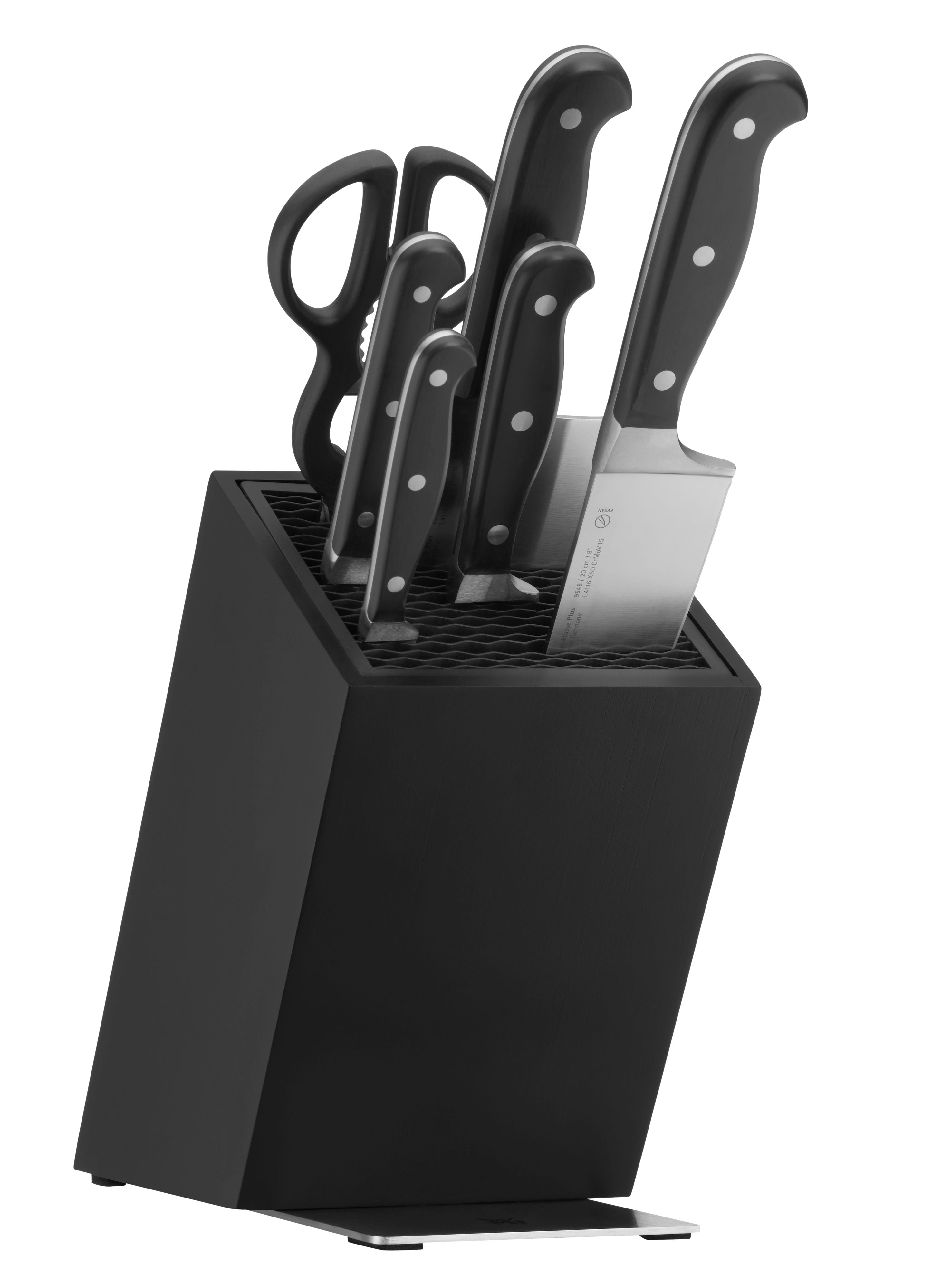 FlexTec knivblokk svart uten kniver - WMF lukket utside