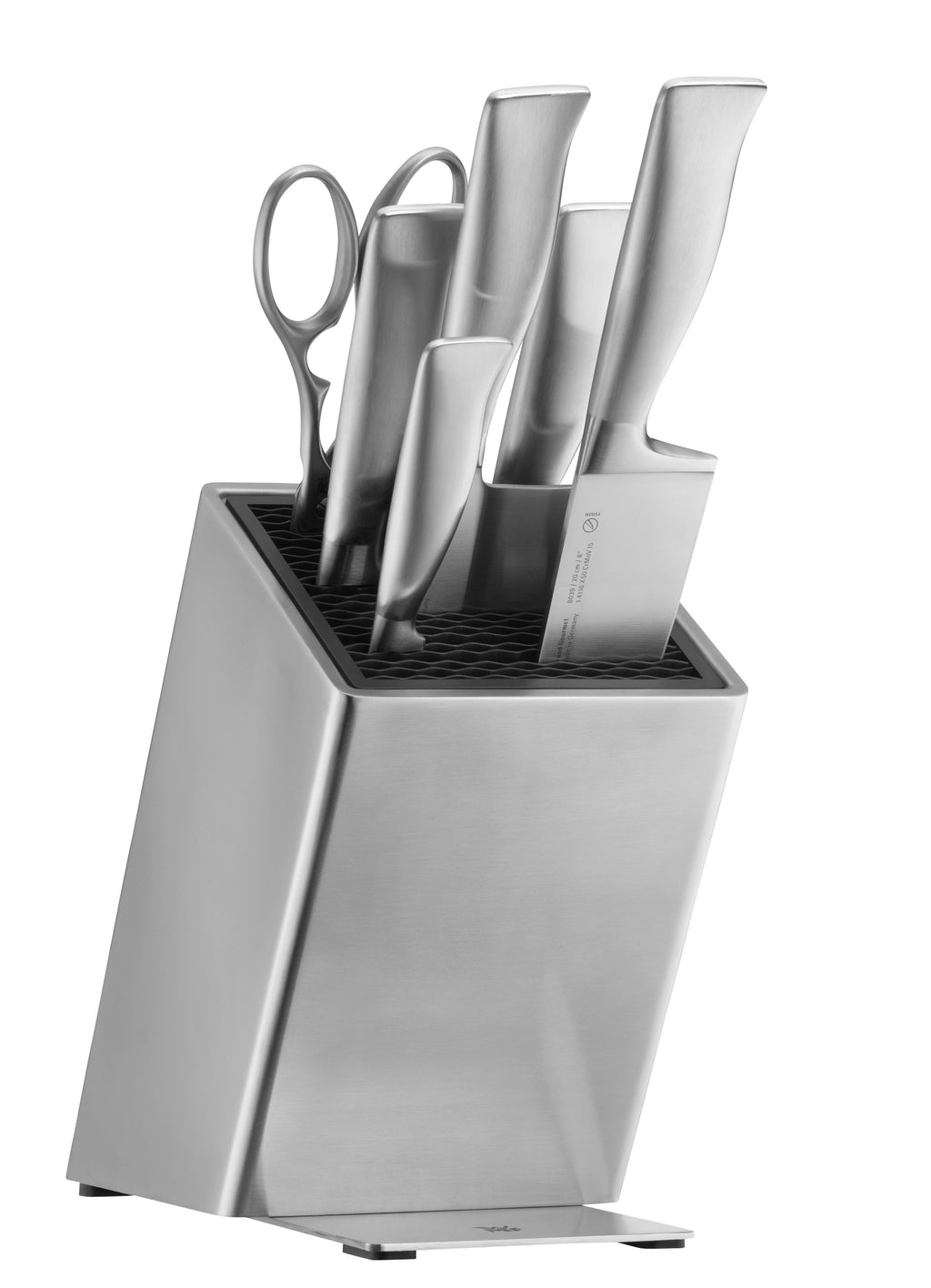 FlexTec knivblokk rustfritt stål uten kniver - WMF med kniver