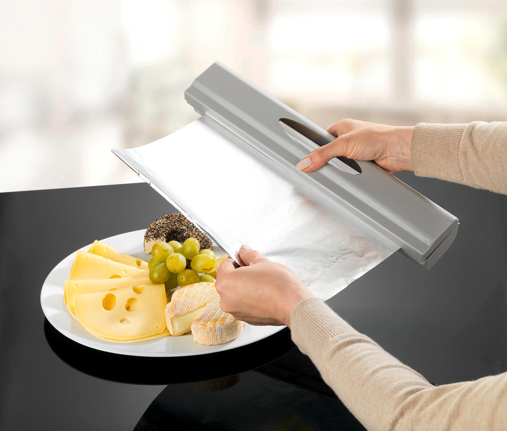 Detalj av rustfritt stålblad på Folieskjærer for aluminiumsfolie og plastfolie - Wenko