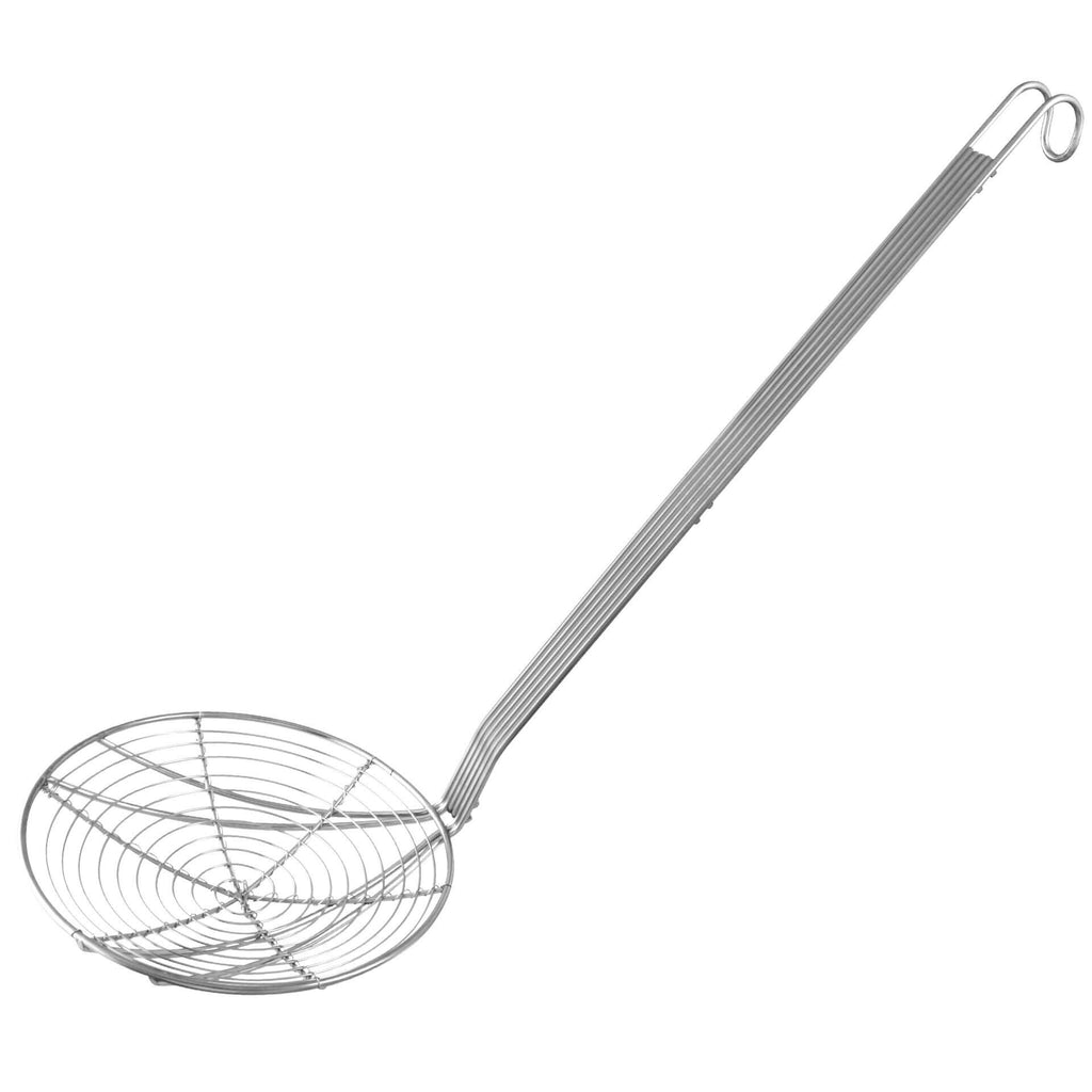 Frityrskje 45 cm Ø16 cm rustfritt stål - FMprofessional forfra