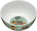 Frokostskål for barn 14 cm Skogvenner BPA-fri forfra