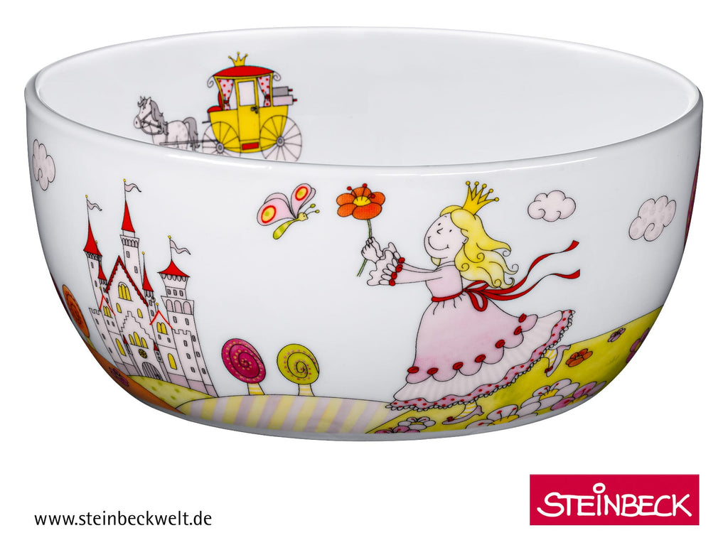 Frokostskål barn porselen Prinsesse Anneli Ø13 cm forfra