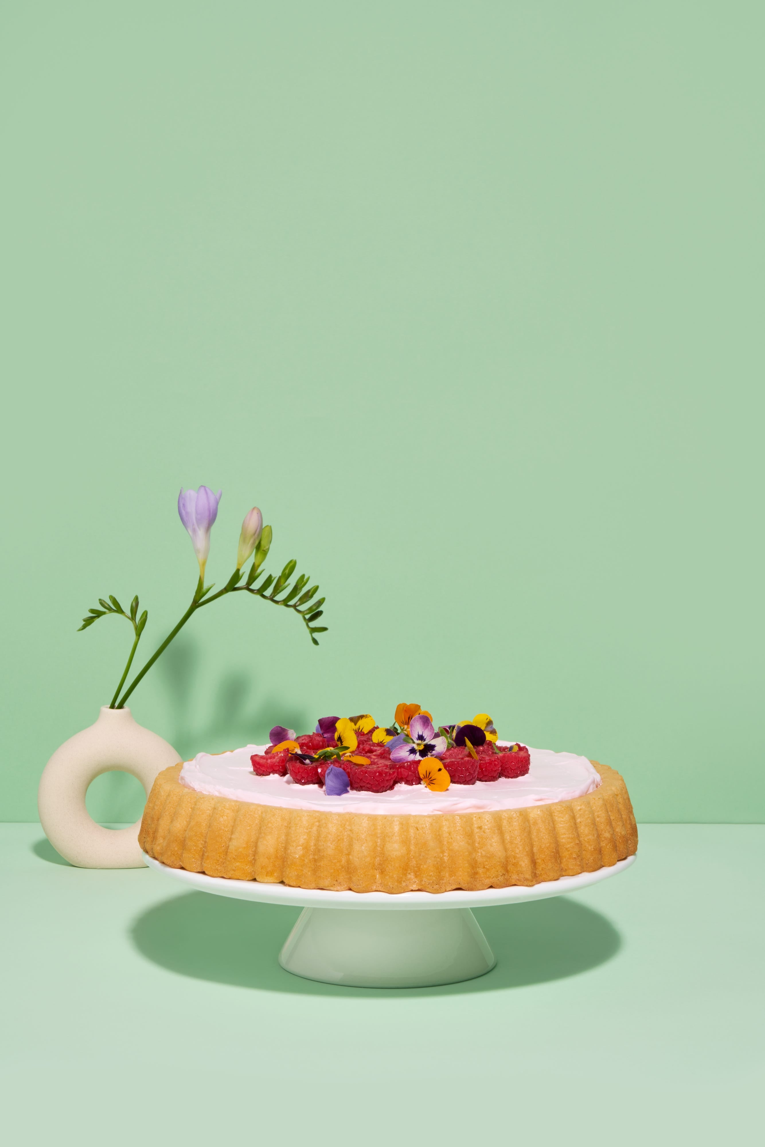 Detalj av KAIRAMIC® non-stick belegg på Fruktbunnform 28 cm non-stick La Forme Plus - Kaiser