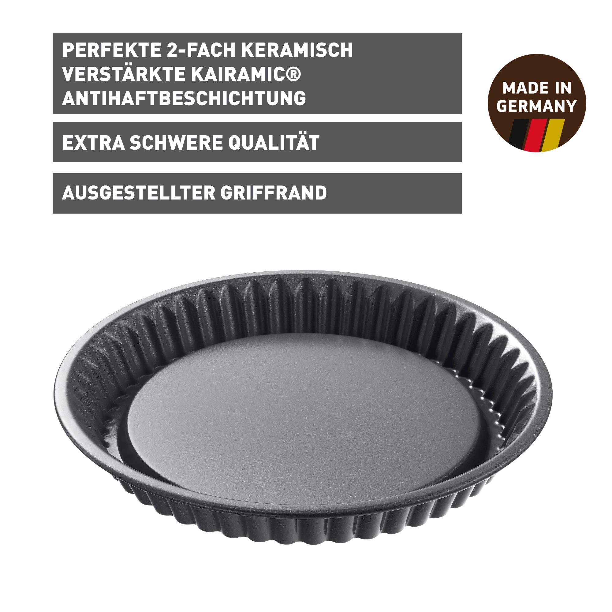 Montert Fruktbunnform 28 cm non-stick La Forme Plus - Kaiser i ovn