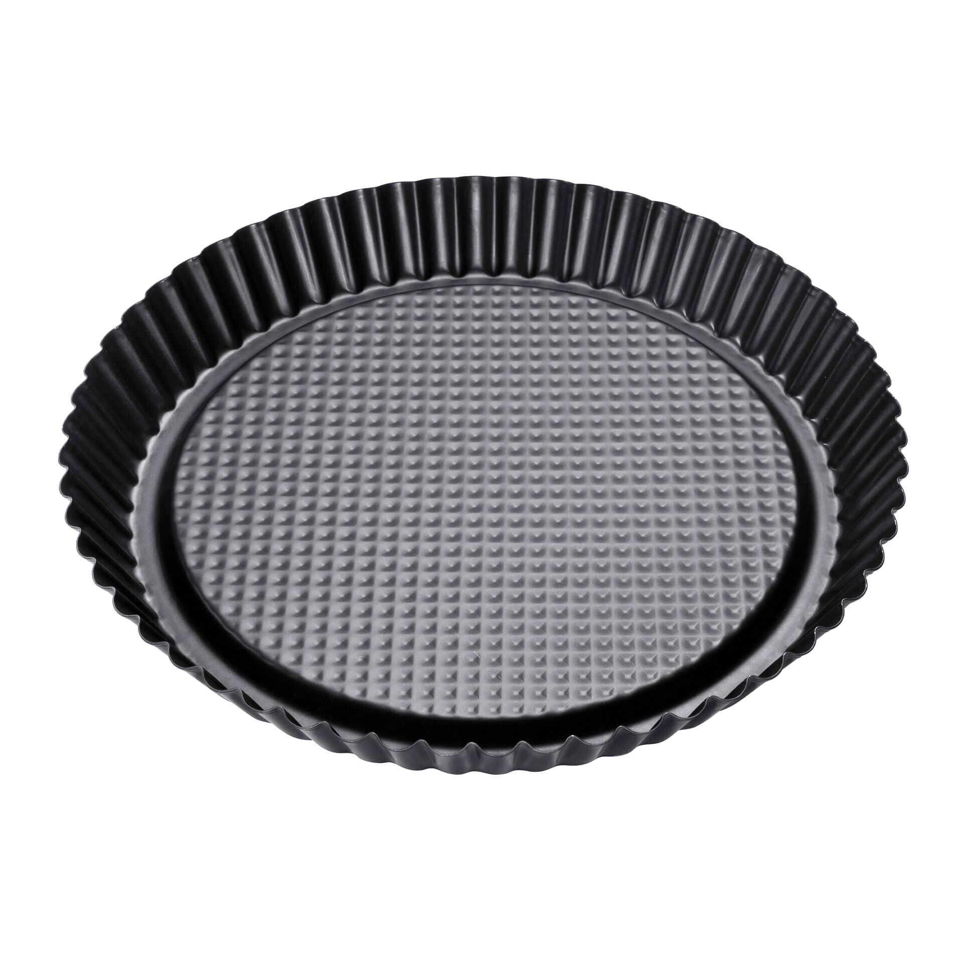 Fruktkakeform non-stick Ø28 cm svart metallic forfra