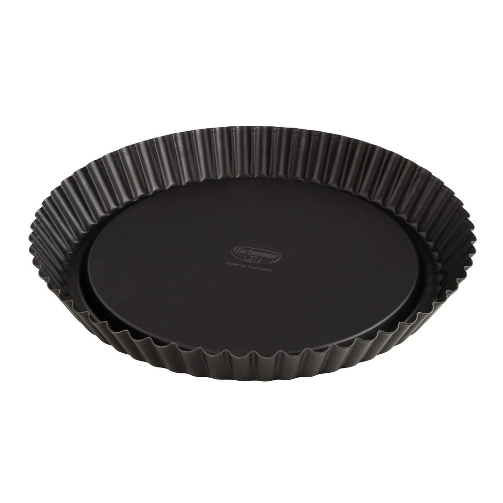 Fruktpaiform Ø28 cm non-stick svart stål - Dr. Oetker forfra