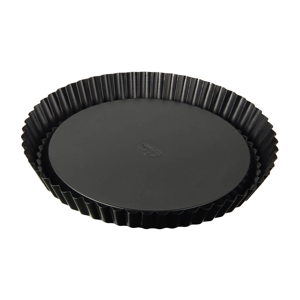 Fruktpaiform non-stick Ø28 cm Tradition svart stål forfra