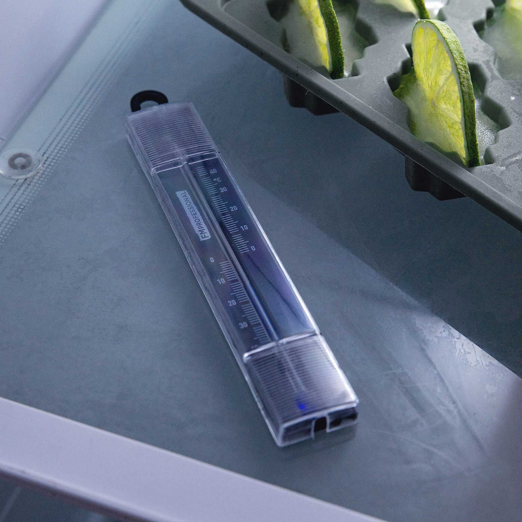Fryser-termometer svart 2-delt sett - FMprofessional bakside