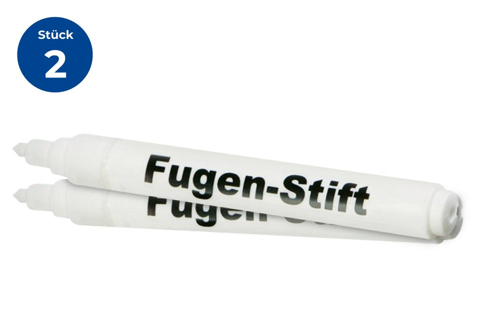 Fugepenn hvit 2-delt sett for flisfuger Maximex med fliser