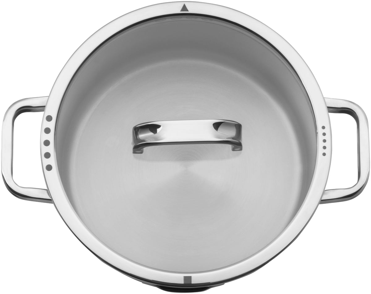 Function 4 Advanced glasslokk Ø16 cm med silfunksjon håndtak detalj